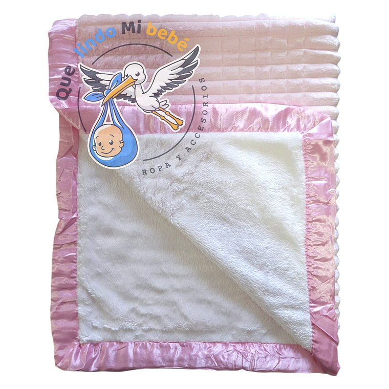 Frazada Polar Chiporro Osito Rosada 1