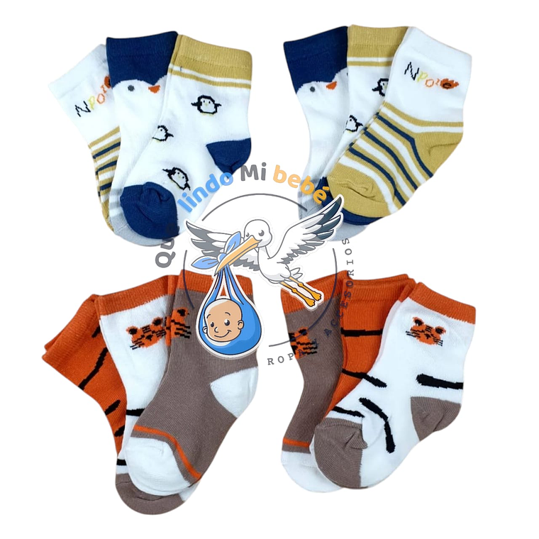 Calcetas por Docena 12/24 Meses K24H 1