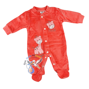 Osito Plush 1 Pieza 0/3 Meses Coral M1P79