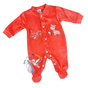 Osito Plush 1 Pieza 0/3 Meses Coral M1P86