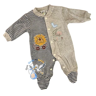 Osito Plush 1 Pieza 0/3 Meses Gris León