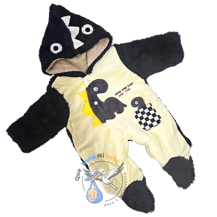 Enterito Felpa Acolchado 3/6 Meses 36EFEL31 1