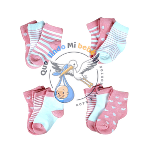 Calcetas por Docena 3/6 Meses B36M