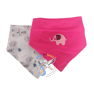 Set 2 Bandanas Elefante