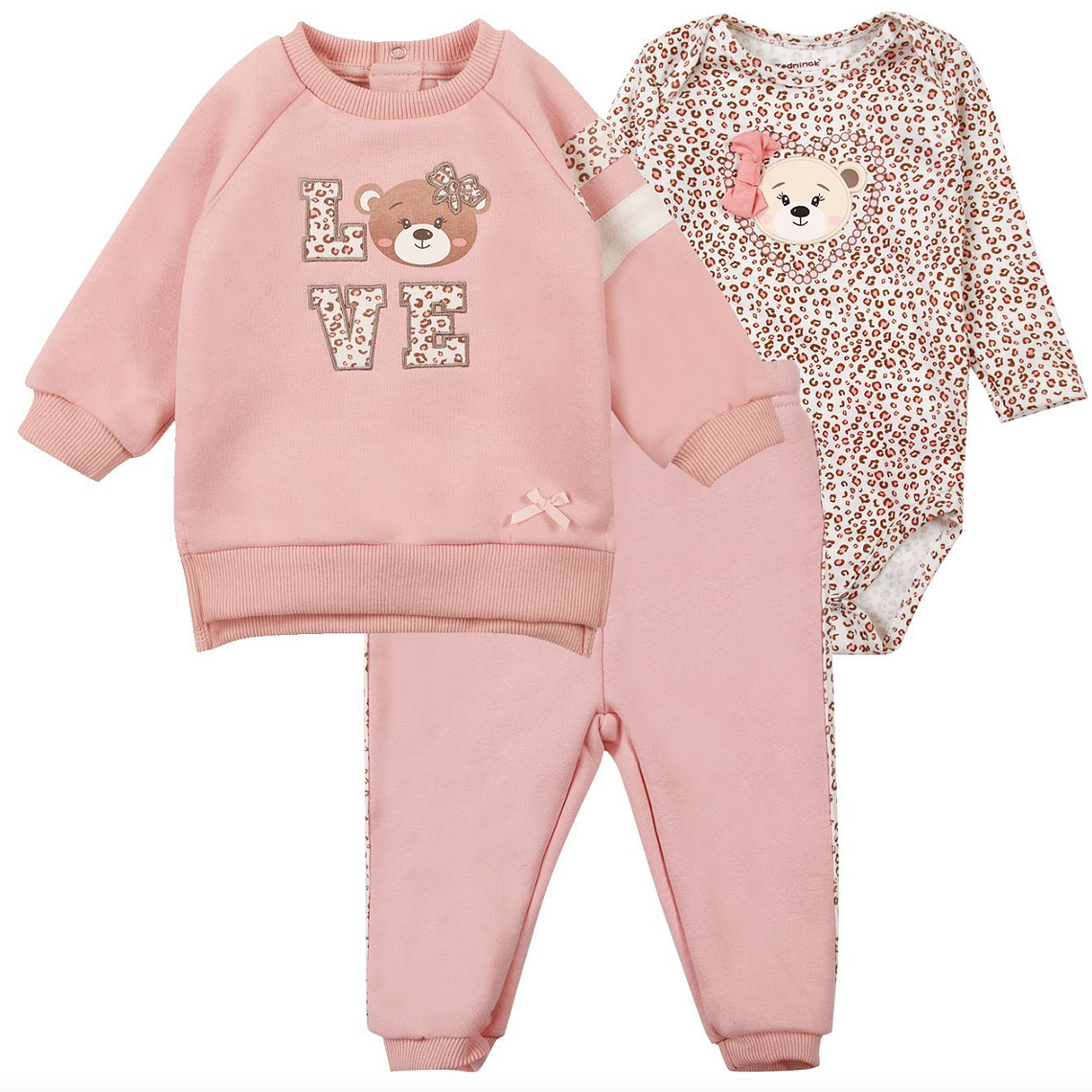 Set Buzo 3 Piezas Interior con Franela 6/9 Meses 69BZH221 1