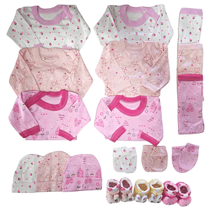 Pack 18 Piezas Diseños 0/3 Meses