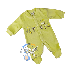 Osito Plush 1 Pieza 0/3 Meses Verde Manzana M1P206