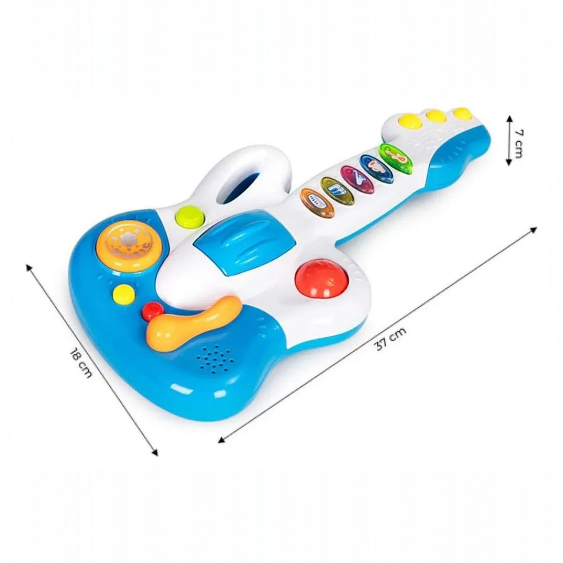 Guitarra Electrica Musical con Luces Lila +18M 2