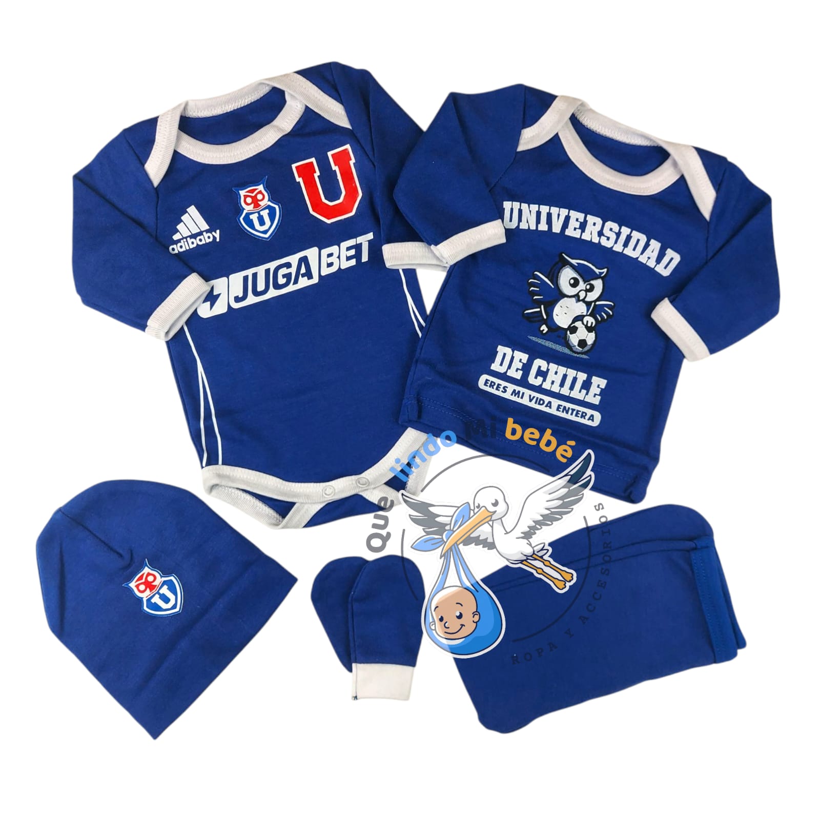 Conjunto Bebe Camiseta U De Chile Bebe Conjunto Niño Local