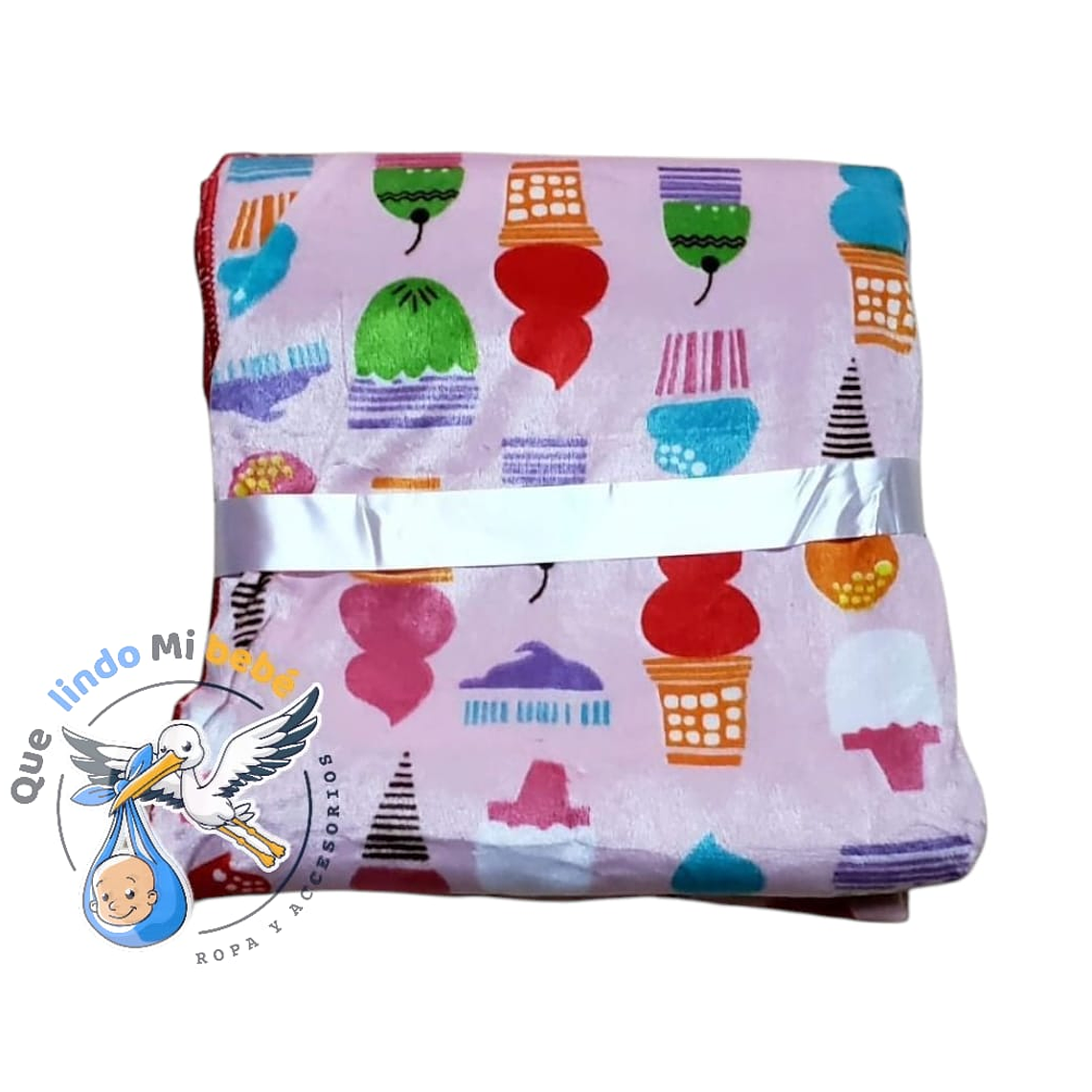 Manta Polar Rosado/Coral 2