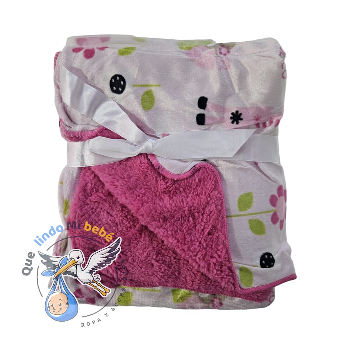 Manta Polar Rosado/Fucsia 1