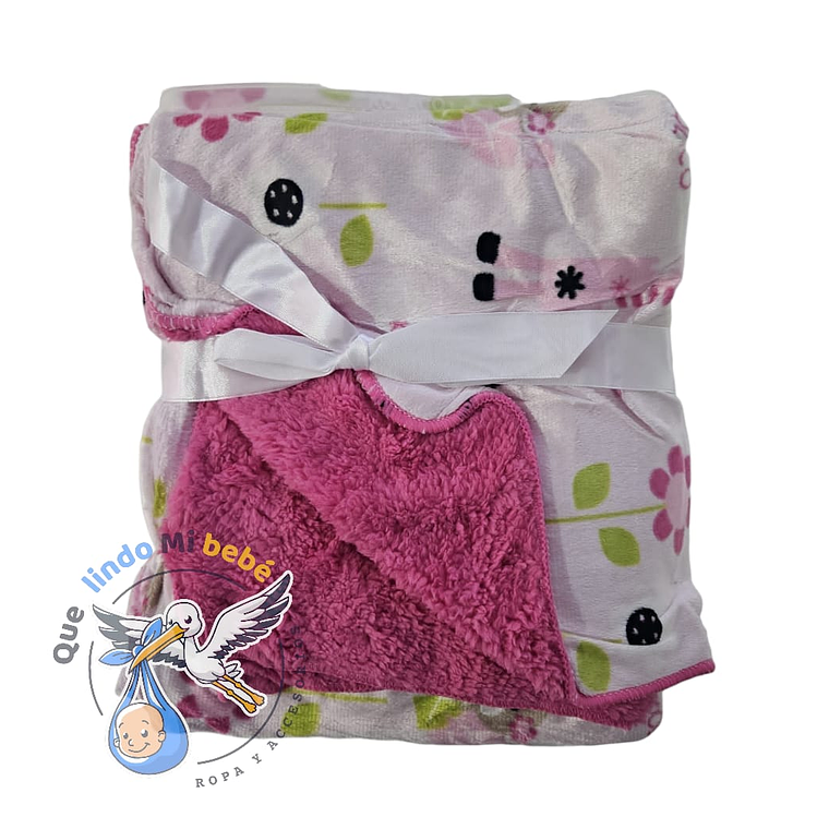 Manta Polar Rosado/Fucsia 1
