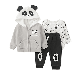 Set Buzo 3 Piezas Forrado 36 Meses 3ABZH89