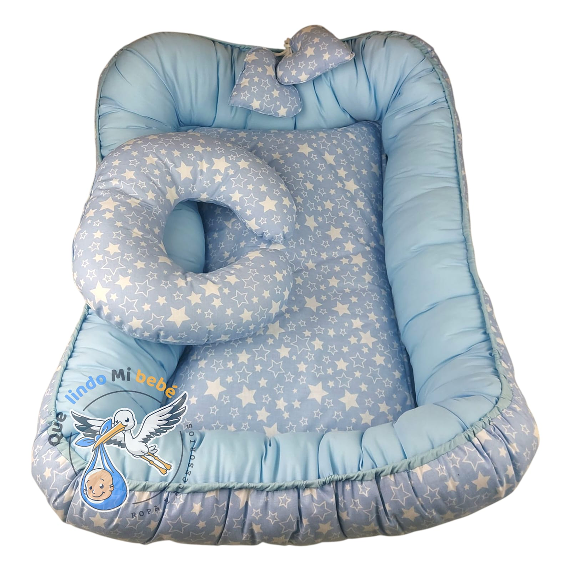 Nido Colecho Celeste Estrellas 1