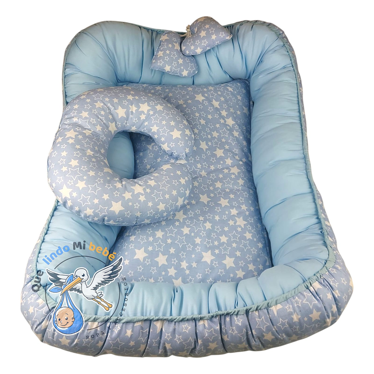 Nido Colecho Celeste Estrellas 1