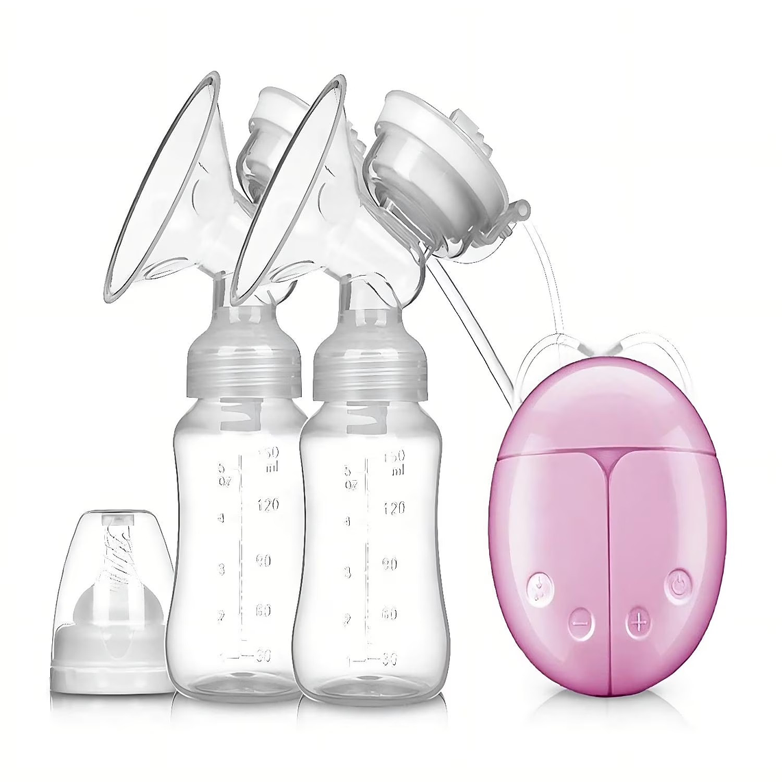 Extractor de Leche Electrico Doble Rosado 2
