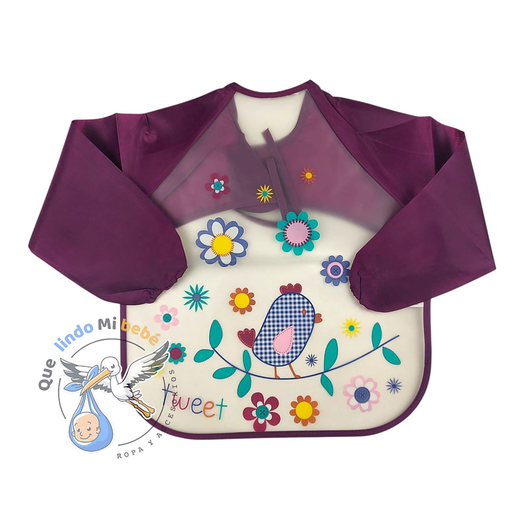 Babero Manga Pajarito 1