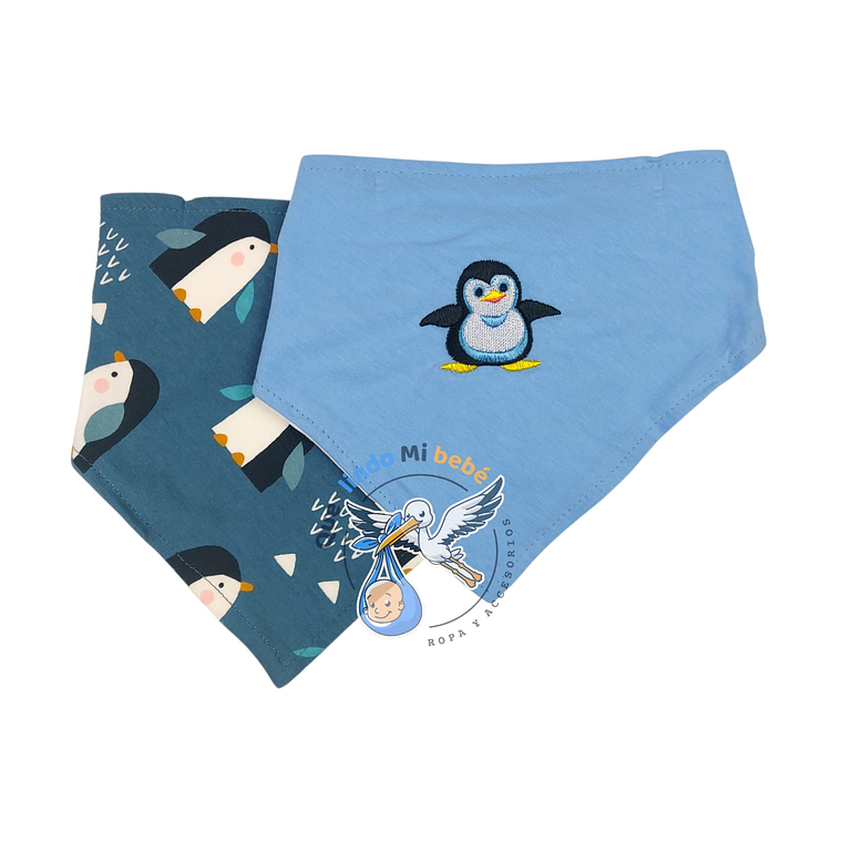 Set 2 Bandanas Pinguino 1