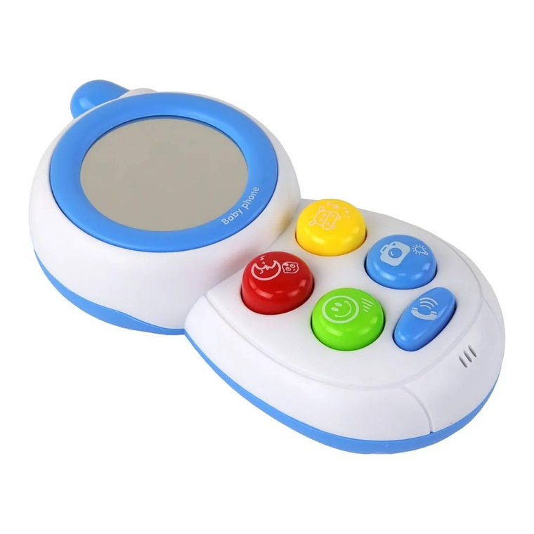 Telefono de Juguete Sonido Luz Musical Celeste 2