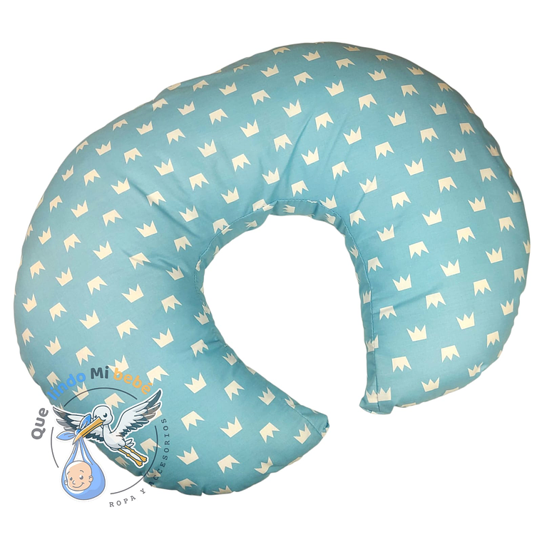 Cojín de Lactancia Celeste Corona 1