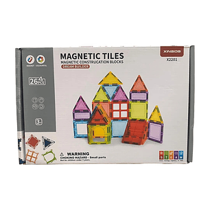 Bloques De Construcción Magnéticos 3d 26 Piezas +36M