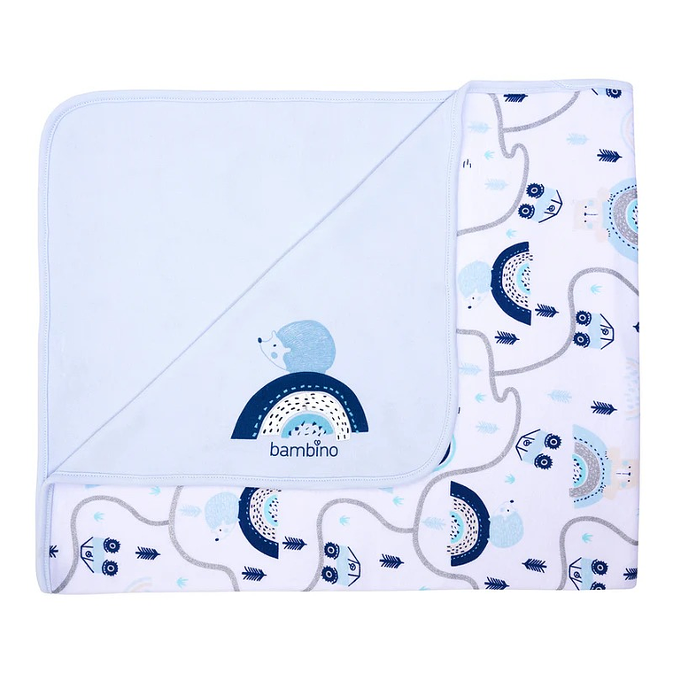 Mantita de Algodón Doble Capa Bambino Puercoespin Arcoiris 2