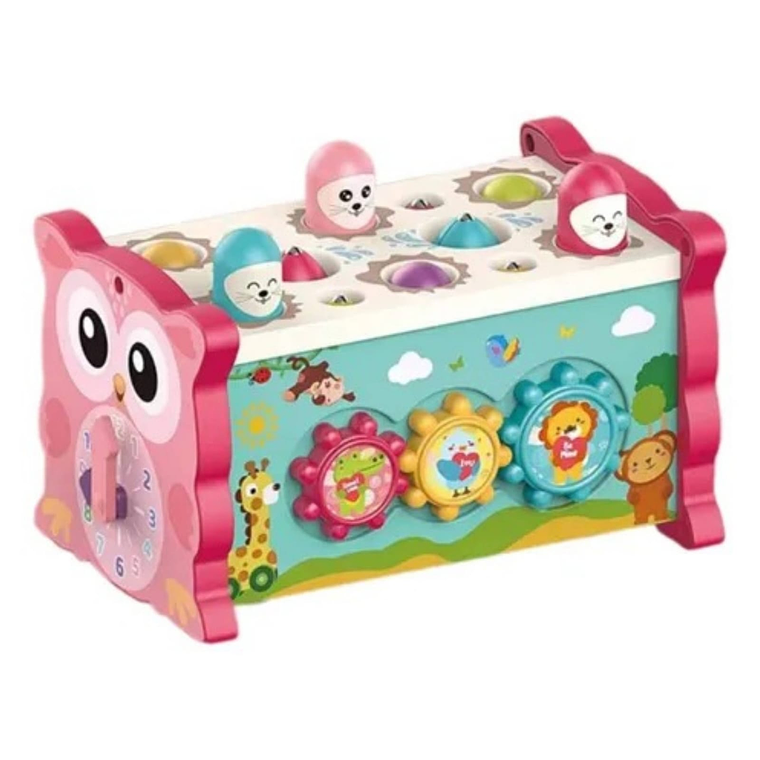 Juguete Montessori 8 en 1 Educativo Rosado 1