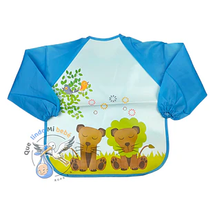 Babero Manga Leones