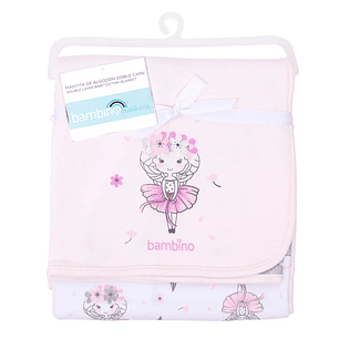 Mantita de Algodón Doble Capa Bambino Hada Bailarina