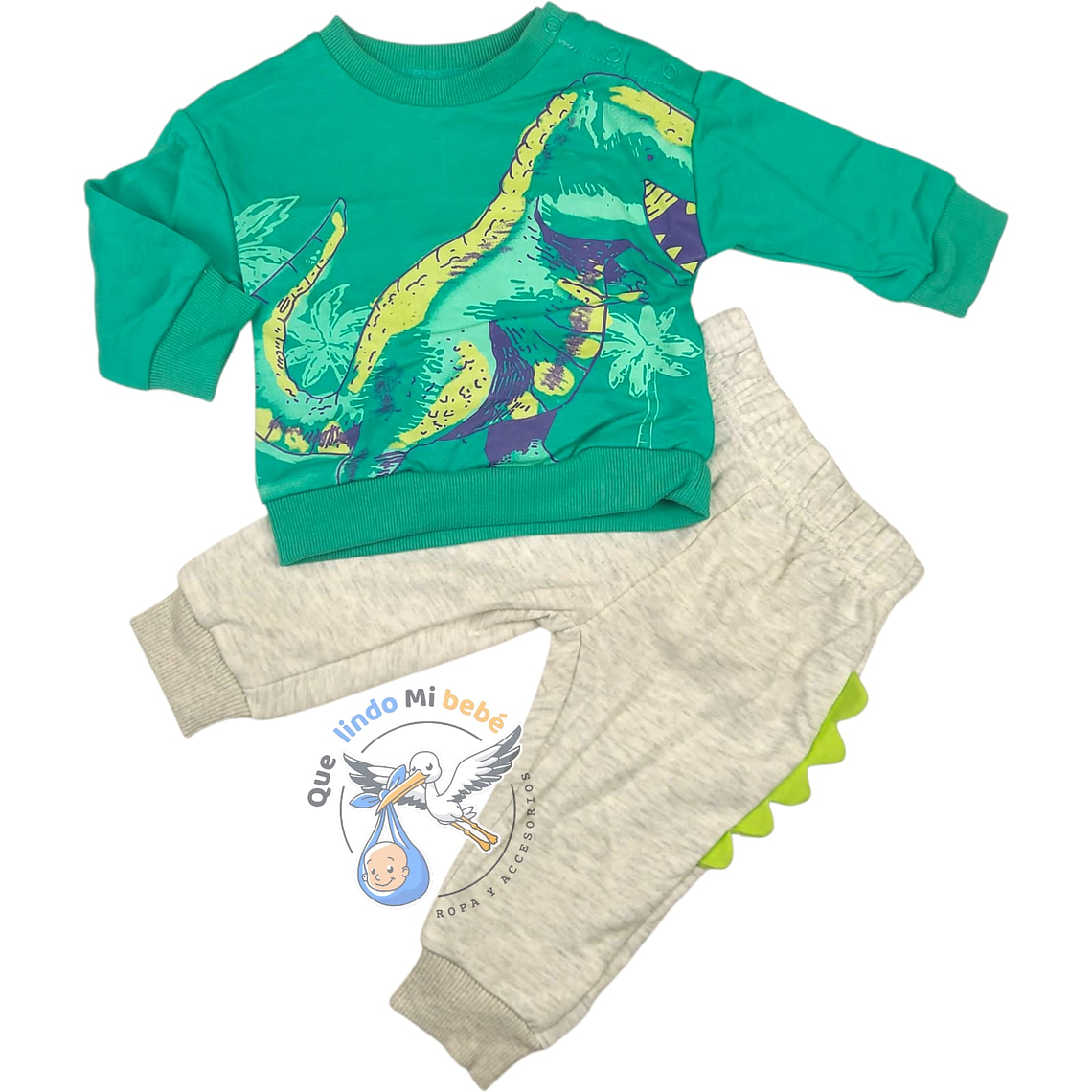 Set Buzo 2 Piezas 9/12 Meses Dinosaurio 1