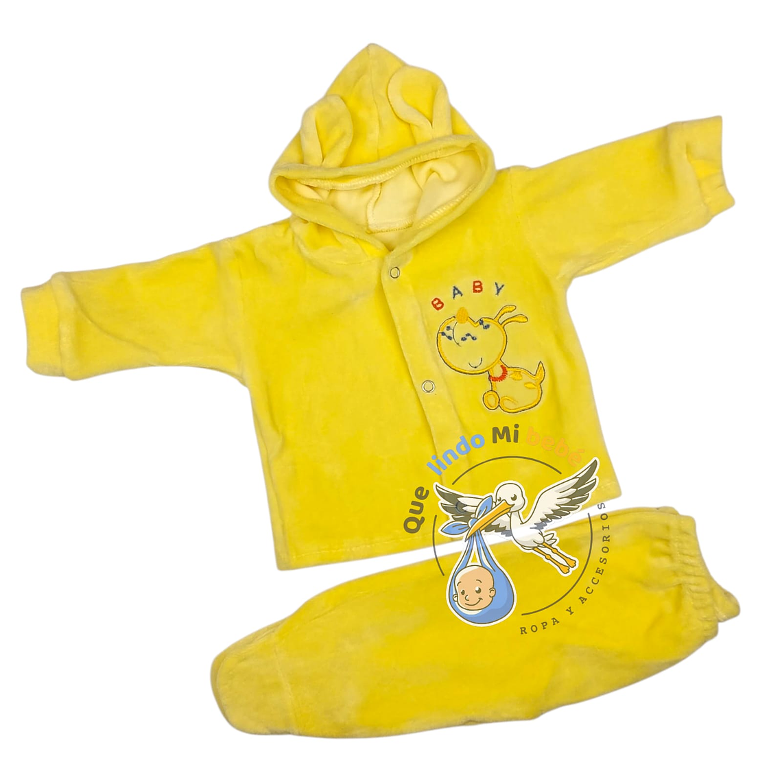 Osito Plush 2 Pieza 0/3 Meses Amarillo U2P129 1