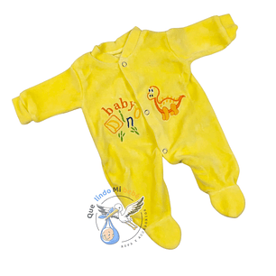 Osito Plush Prematuro Dinosaurio Amarillo