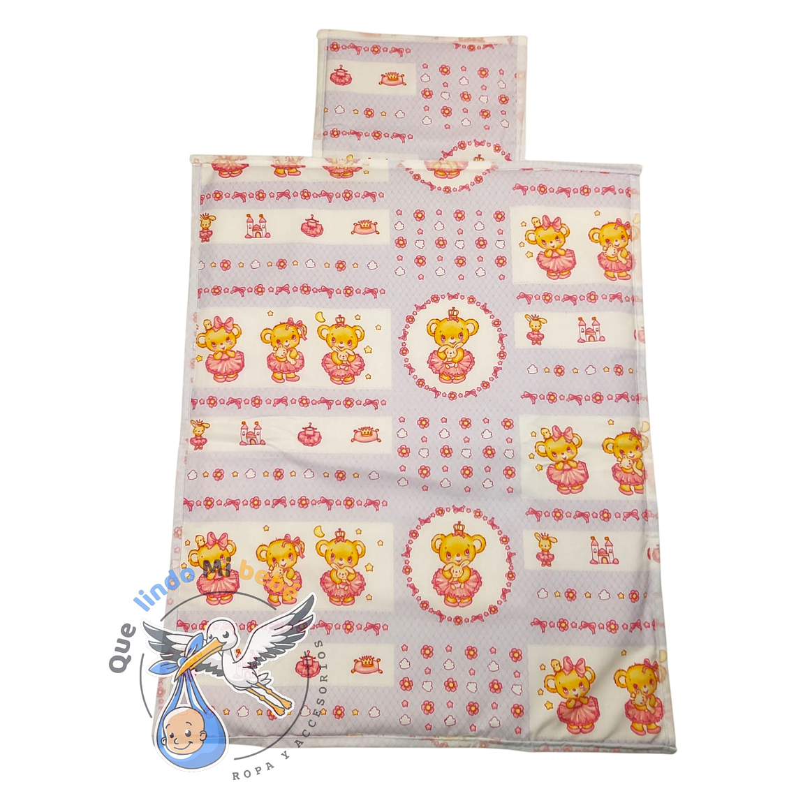 Mudador Impermeable Lila Osita 1