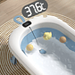Bañera Plegable Celeste Con Termometro - Miniatura 4