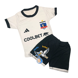Conjunto Colo Colo Short Polera Algodón 9/12 Meses