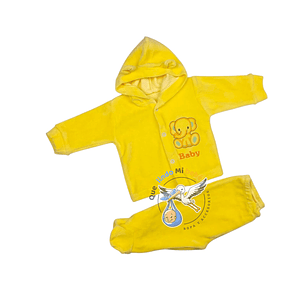 Osito Plush 2 Pieza 0/3 Meses Amarillo U2P130