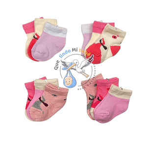 Calcetas por Docena 0/3 Meses A03M