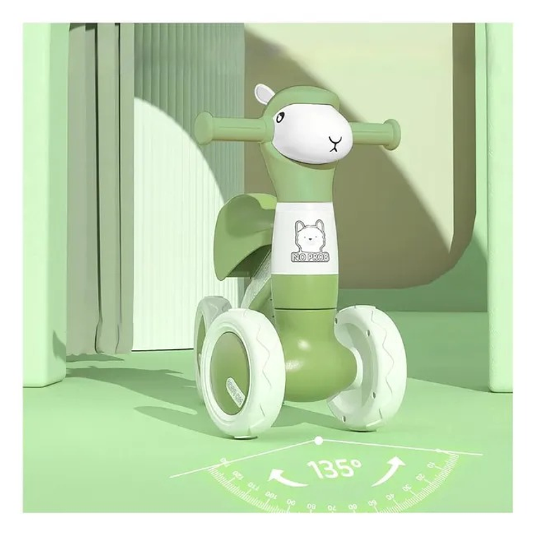 Triciclo Correpasillo De Aprendizaje Verde +12M 3