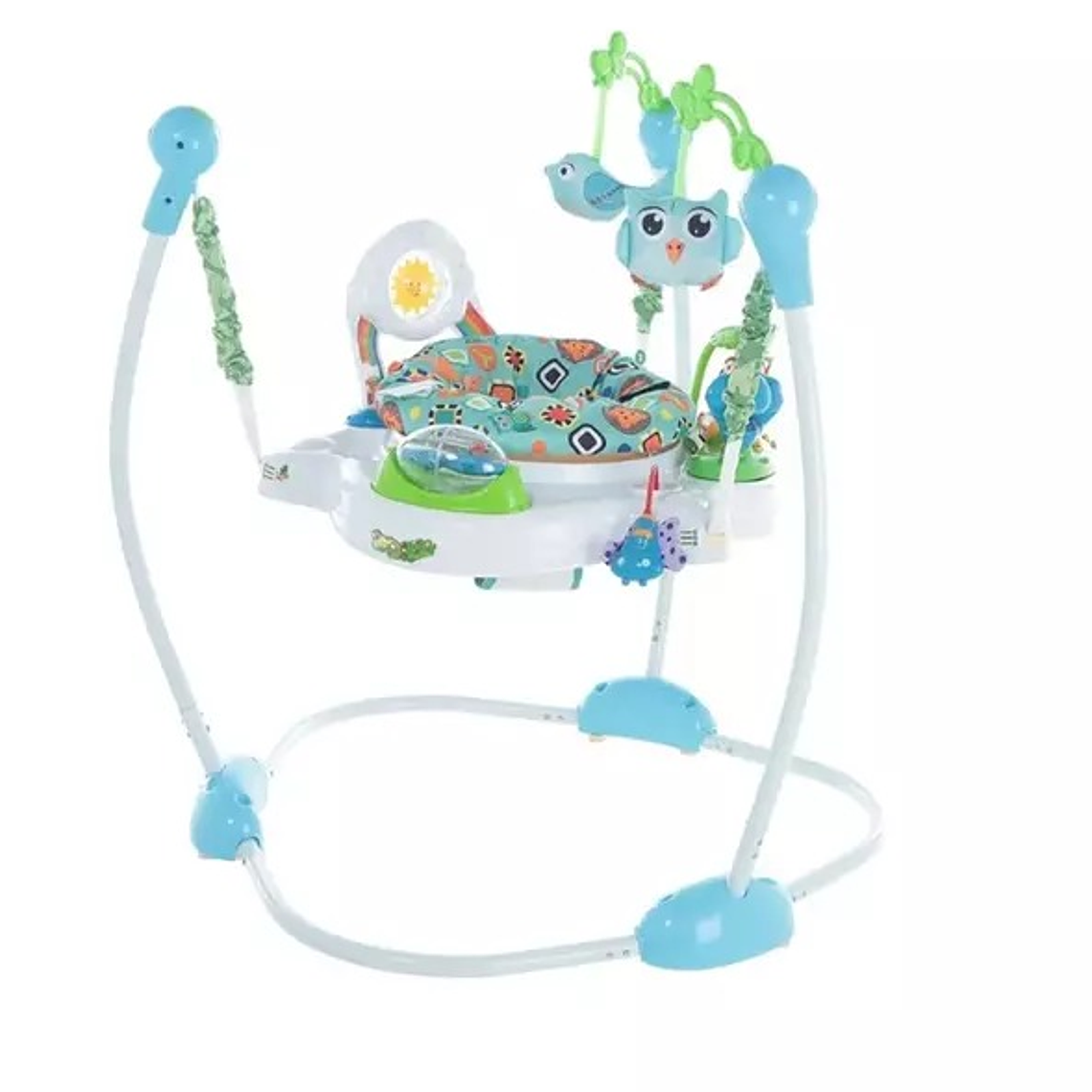 Saltarin Para Bebe Con Asiento Baby Jump Celeste 4