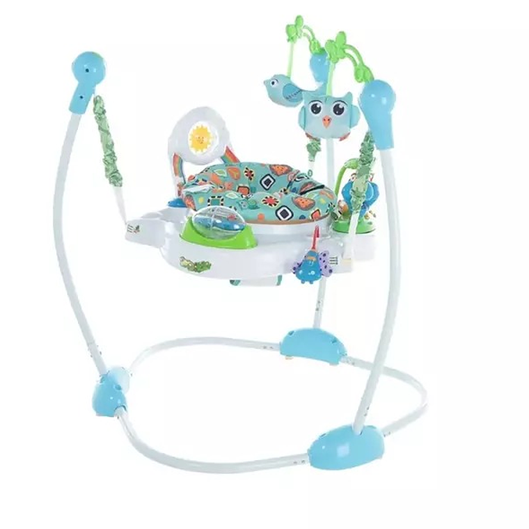 Saltarin Para Bebe Con Asiento Baby Jump Celeste 4