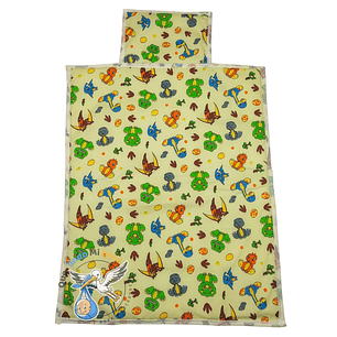 Mudador Impermeable Verde Dinosaurios