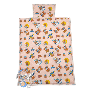 Mudador Impermeable Rosado Osito