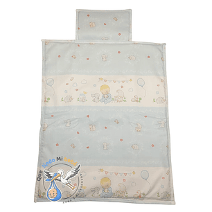 Mudador Impermeable Bebito Celeste