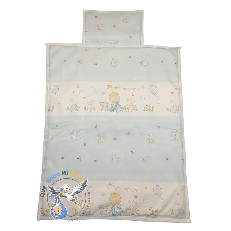 Mudador Impermeable Bebito Celeste 1