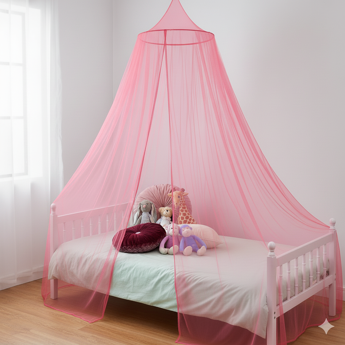 Mosquitero para Cuna Rosada 1