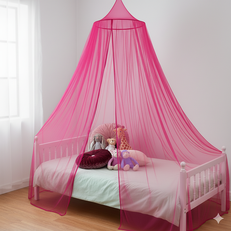 Mosquitero para Cuna Fucsia 1