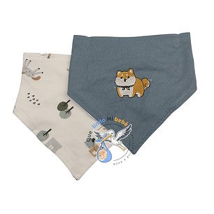Set 2 Bandanas Perrito