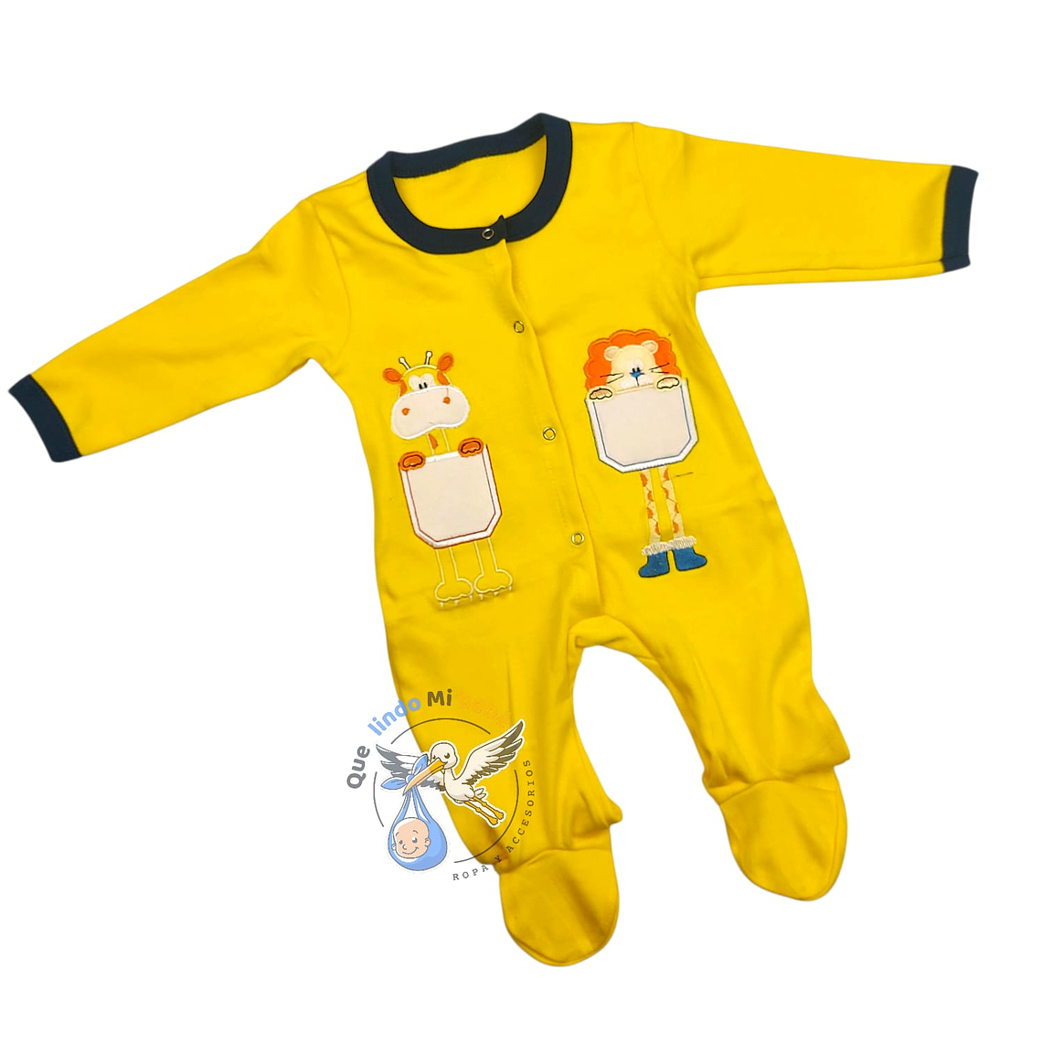 Osito Algodón 1 Pieza 0/3 Meses Jirafa/León Amarillo 1