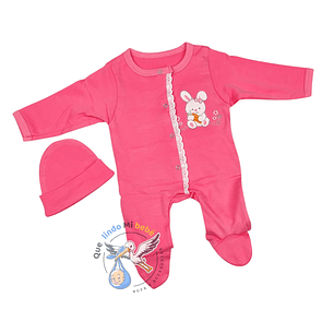 Osito Algodón Prematuro Conejita Rosado 