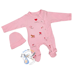 Osito Algodón Prematuro Caballito Rosado